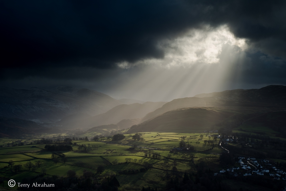 Heavenly light over Castlerigg ©Terry Abraham